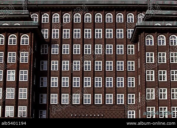 Chilehaus in the city of Hamburg - Hamburg, Germany, Europe.