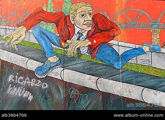 Gabriel Heimler, Mural, East Side Gallery, Berlin Wall Gallery, Berlin, Germany, Europe.