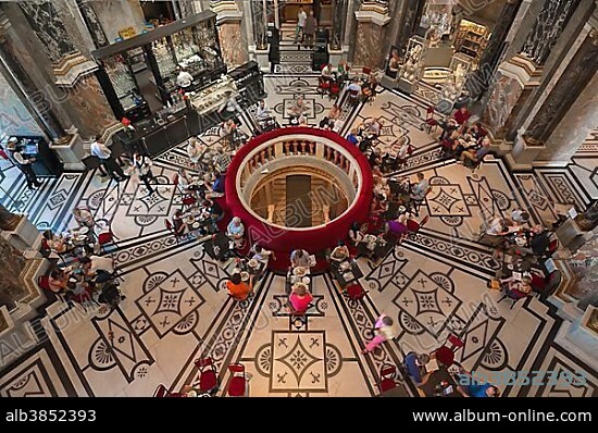 Restaurant café, Kunsthistorisches Museum, or Museum of Art History, opened in 1891, Vienna, Vienna State, Austria, Europe.