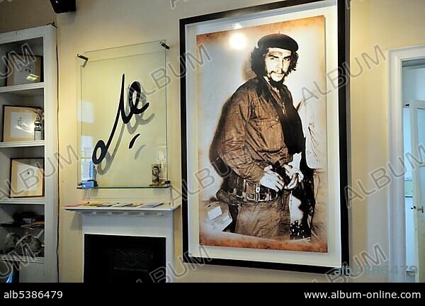 Che Guevara museum in the former home of the revolutionary and guerrilla fighter in Alta Gracia, Cordoba, Argentina, South America.