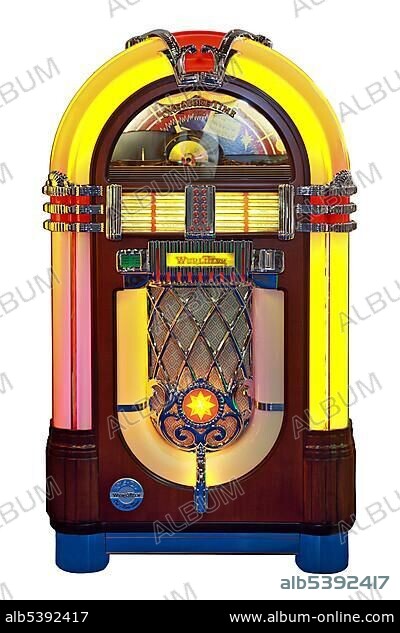 Wurlitzer One More Time 1015 replica for CD, jukebox.