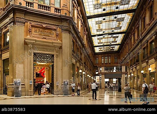 Galleria Alberto Sordi or Galleria Colonna, shopping centre, Via del Corso, Piazza Colonna, Rome, Lazio, Italy, Europe.