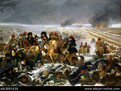 Napoleon Bonaparte in Moscow - Albrecht Adam as art print or hand painted  oil.