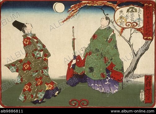 ◇ 大野紅節 『 南天に雀 』 日本画掛け軸 送料無料