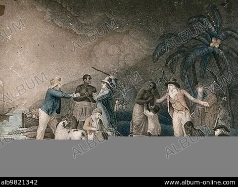 1877 France chromo image esclavage / ad card with slavery image 1877 France chromo image esclavage / ad card with slavery image