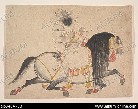 Painted Carved Temple Horse From Rajasthan - Ca 1930 Painted Carved Temple Horse From Rajasthan - Ca 1930