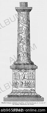 COLUMN OF THEODOSIUS - Stock Photos, Illustrations and