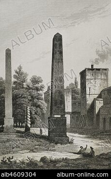 COLUMN OF THEODOSIUS - Stock Photos, Illustrations and