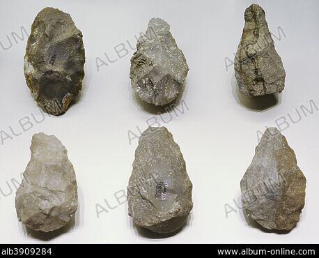 STONE TOOL MANUFACTURE - Stock Photos, illustrations, video