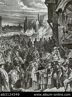 Execution of Jacques de Molay - Rota dos Templários