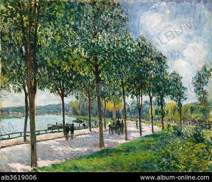 ALFRED SISLEY (1839-1899). ENGLISH PAINTER - Stockfotos ALFRED SISLEY (1839-1899). ENGLISH PAINTER - Stockfotos