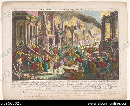 Jerusalem - Temple by Hartman Schedel. | Sanderus Antique