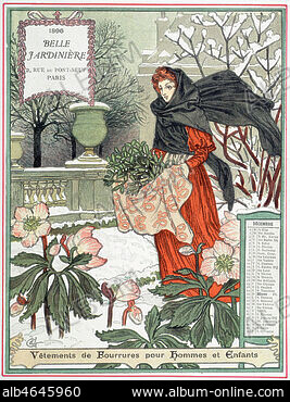 Calendrier illustré pour 1900,  'Noël, Journal des Enfants' (Paris)