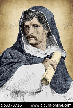 洋書 Opere di Giordano Bruno e T. Campanella Giordano Bruno (1548 - 1600), Italian philosopher