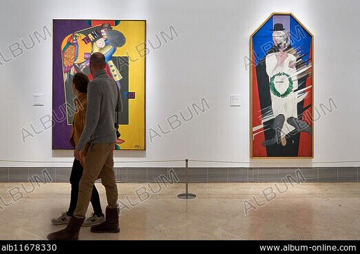 FIAC 1980年/リチャード リンドナー/ポスター Richard Lindner - Stock Photos, illustrations, video and