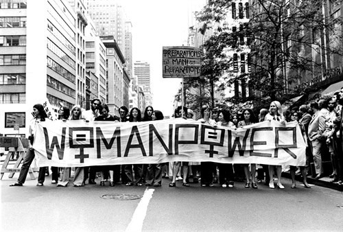 Protest in New York. March for women's liberation. 1971. United States.
