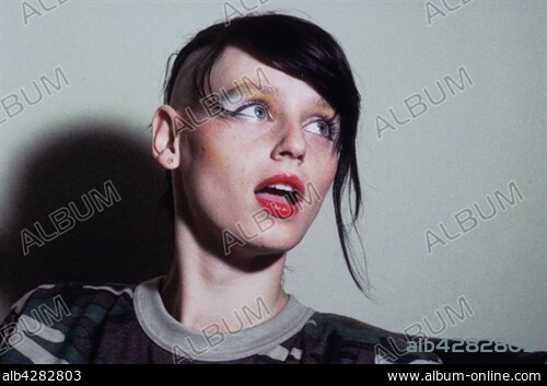 Christiane Vera Felscherinow, alias Christiane F.. Hamburg, 1983.