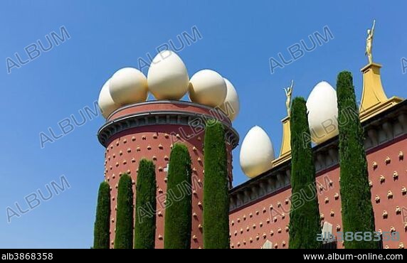 Dalí Theatre and Museum, Figueres, Catalonia, Spain, Europe.