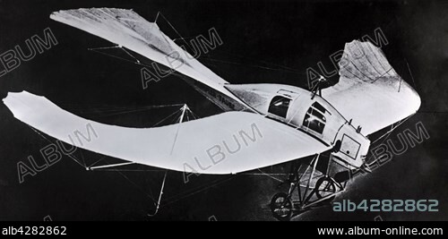 'Rumpler Taube' version of the Austrian military monoplane 'Etrich Taube'.. 1912.