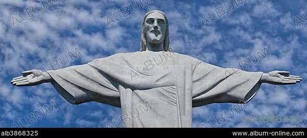 Christ the Redeemer statue, Cristo Redentor, Rio de Janeiro, Rio de Janeiro State, Brazil, South America.