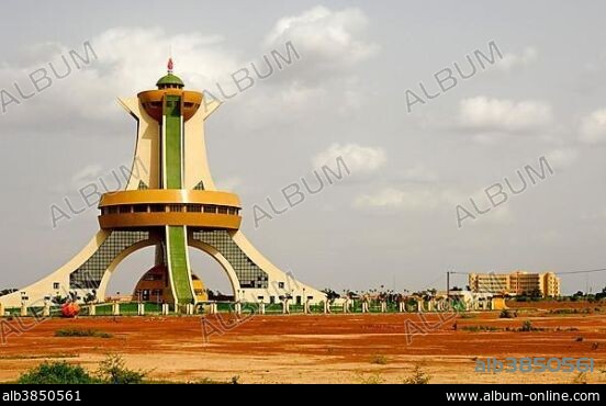 Monument of the Martyrs, Ouagadougou, Burkina Faso, Africa.