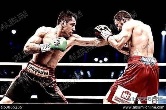 Felix Sturm, GER, vs Robert Stieglitz, GER, boxing, Super Middleweight, Porsche-Arena, Stuttgart, Baden-Württemberg, Germany, Europe.