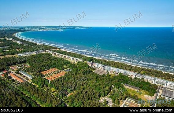 Colossus of Prora, the longest building in the world, Bad Prora, Binz, Rügen Island, Baltic coast, Mecklenburg-Western Pomerania, Germany, Europe.
