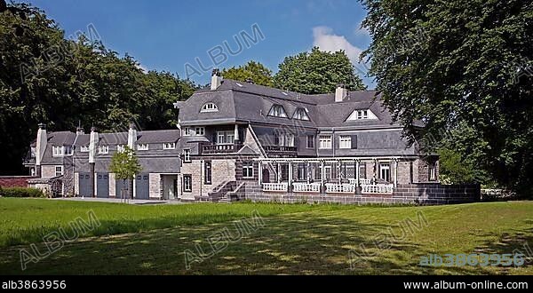 Hohenhof, Museum of the Hagen Impulse, Art Nouveau villa, Hagen, Ruhr district, North Rhine-Westphalia, Germany, Europe.