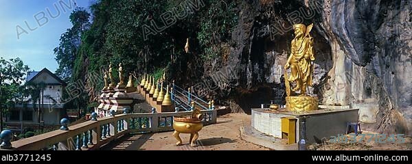 Tiger Cave Temple, Wat Tham Sua Temple, Krabi, Thailand, Asia.