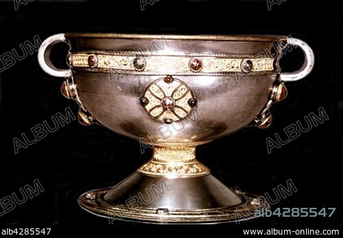 Ardagh Chalice. 8th century. Irish art. National Museum of Ireland.