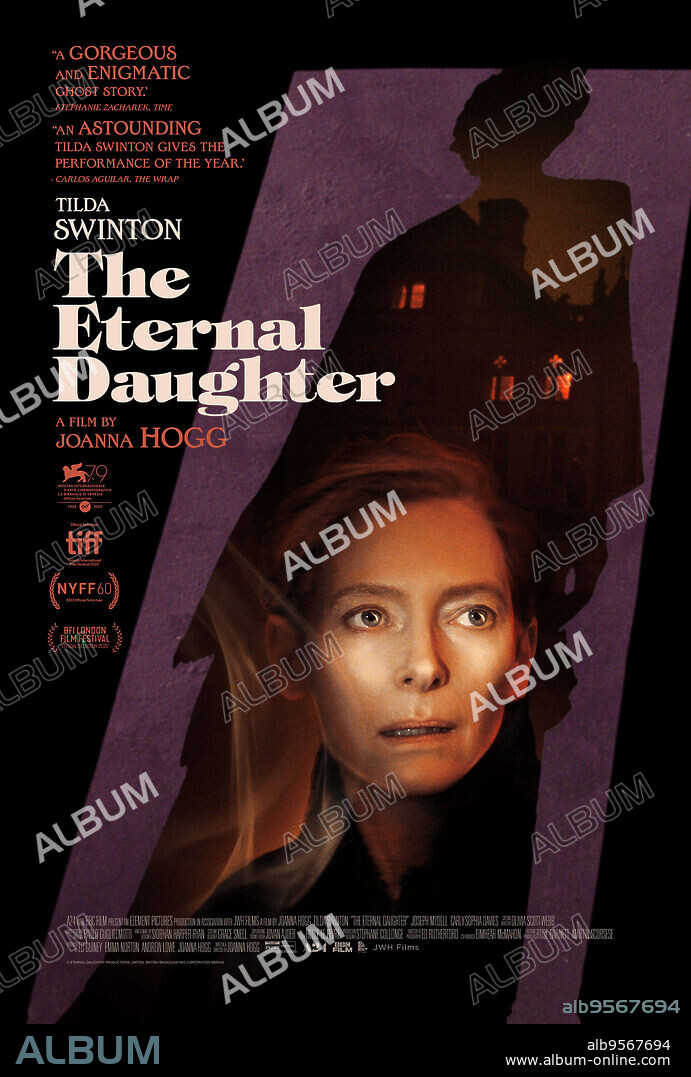 Plakat zu THE ETERNAL DAUGHTER, 2022, unter der Regie von JOANNA HOGG. Copyright BBC FILMS.