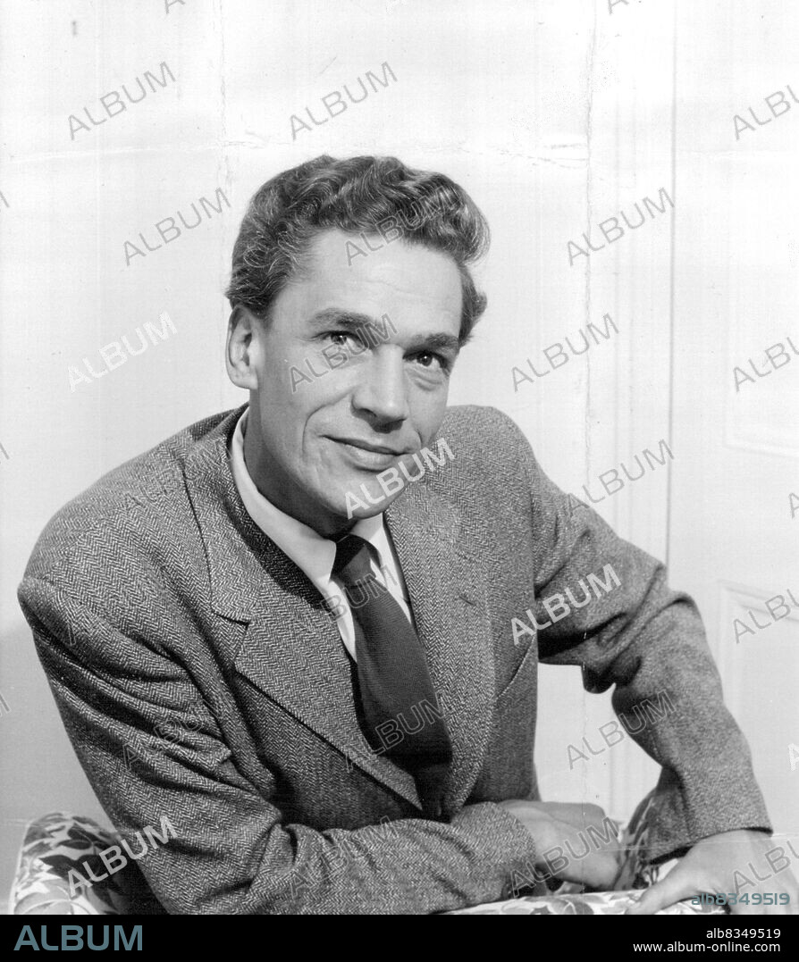 Paul Scofield, British Actor. March 04, 1954. (Photo by Tom Blau, Camera Press).