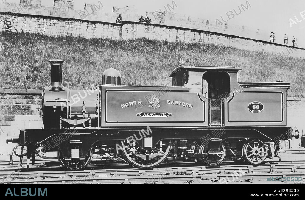North Eastern Locomotive 'Aerolite' No 66. c1880.