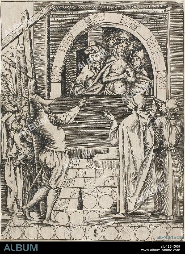 Ecce Homo. Master IS (German, active c. 1534); after Albrecht Dürer (German, 1471-1528). Date: 1501-1551. Dimensions: 145 x 110 mm (image/sheet). Engraving on ivory laid paper. Origin: Germany.
