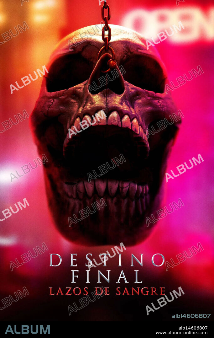 Poster de DESTINO FINAL: LAZOS DE SANGRE, 2025 (FINAL DESTINATION: BLOODLINES), dirigida por ADAM B. STEIN y ZACH LIPOVSKY. Copyright NEW LINE CINEMA.