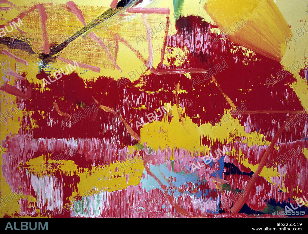 GERHARD RICHTER. RICHTER , GERHARD. PINTOR ALEMAN . 1932 - . " PINTURA ABSTRACTA " , AÑO 1983. COLECCION KONING , FRANCFORT. ATENCION: AUTOR CONTEMPORANEO SUJETO A COPYRIGHT ©. EL CLIENTE FINAL ES RESPONSABLE DE LA GESTION DE LOS DERECHOS DE AUTOR CON LAS SOCIEDADES EXISTENTES DE GESTION DE DERECHOS O DIRECTAMENTE CON LOS ORGANISMOS TITULARES DE LOS MISMOS.