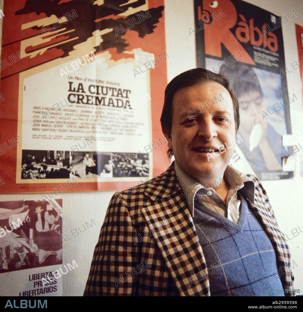 Antoni Ribas i Piera en 1981. Director de cine y guionista español.