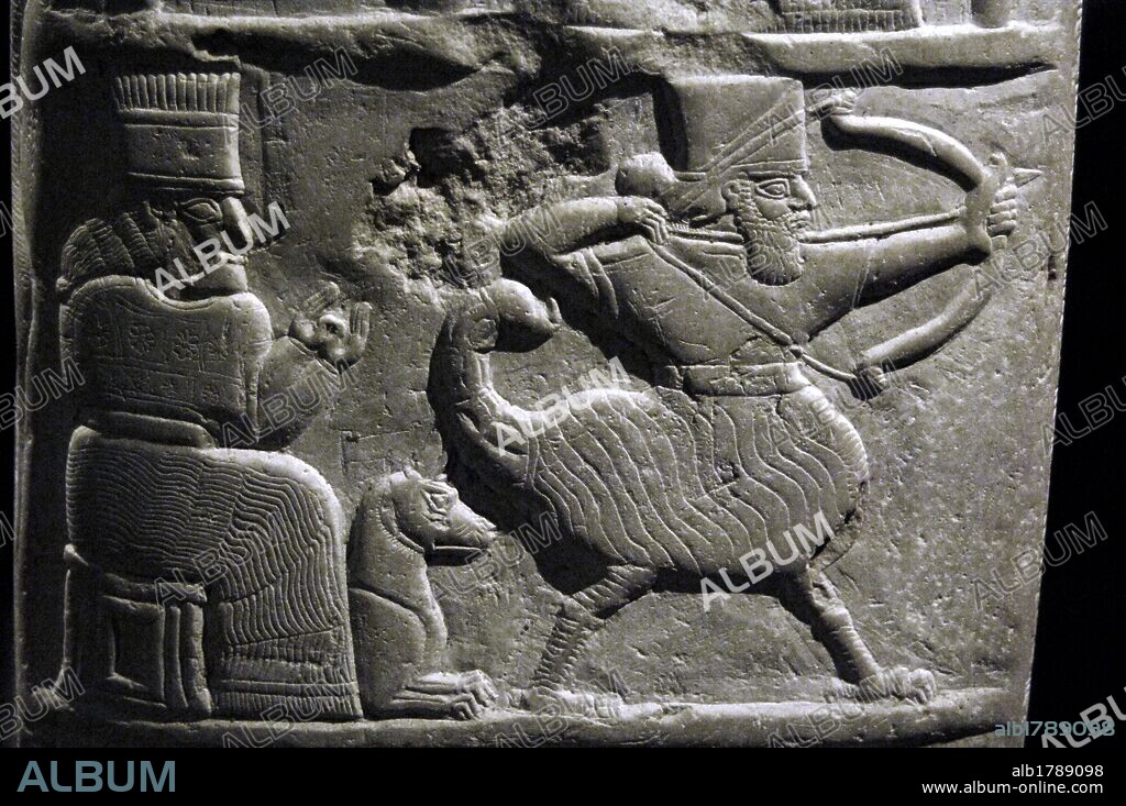 Babylonian. Second Dynasty of Isin in the reign of Nebuchadnezzar II (1126-1105 BC).   Boundary-stone. Kudurru. Limestone stela. Relief with symbols. Sippar, Abu Habba. Iraq. British Museum.