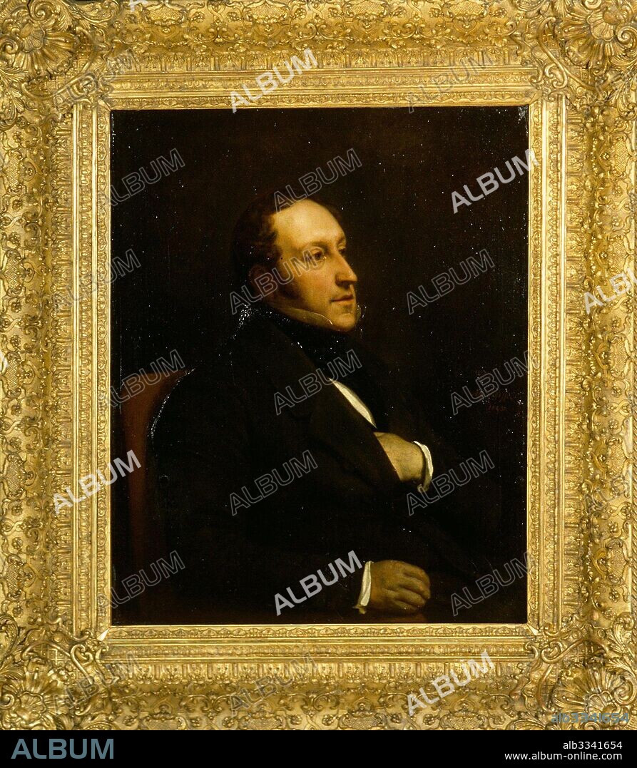 ARY SCHEFFER. Portrait of the composer Gioachino Antonio Rossini (1792-1868).