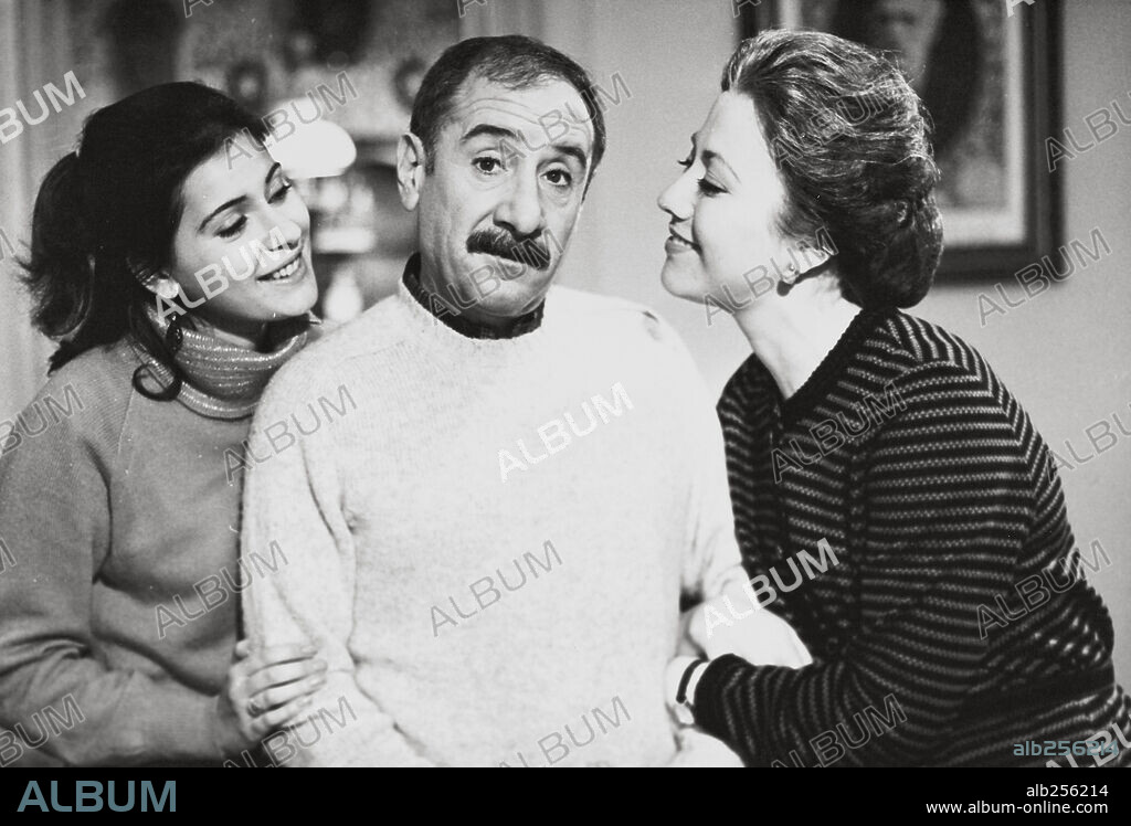 ALFREDO LANDA y MARIA CASANOVA en LAS AUTONOSUYAS, 1983, dirigida por RAFAEL GIL. Copyright CORAL P.C.