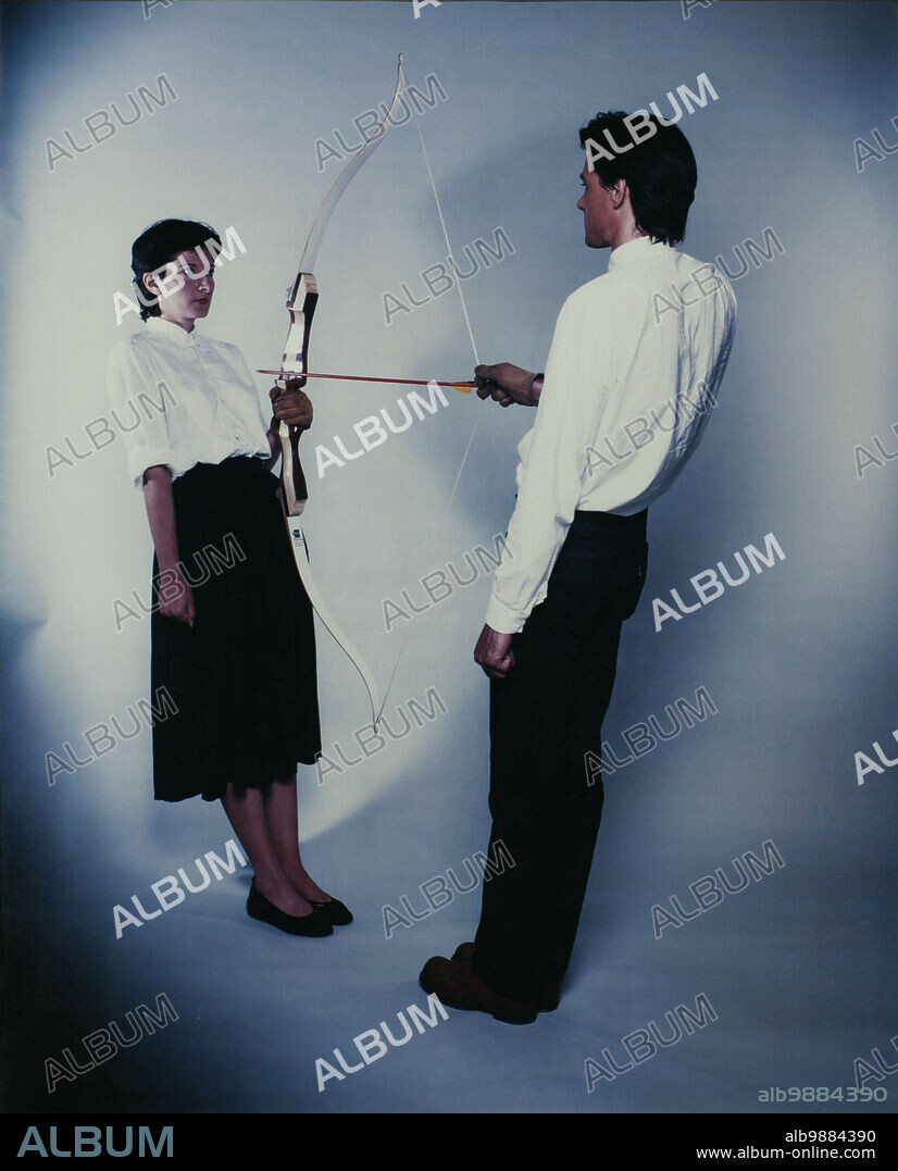 Marina Abramovic & Ulay/ Rest Energy, 55 x 68 cm, 1981, polaroid
Collection: Collection M HKA, Antwerp / Collection Flemish Community.