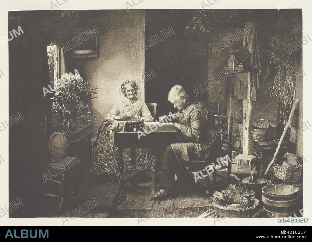 When the Day's Work is Done. Henry Peach Robinson; English, 1830-1901. Date: 1877. Dimensions: 12.6 × 18 cm (image); 28.1 × 37.7 cm (paper). Photogravure, from "Sun Artists, Number 2" (1890). Origin: England.