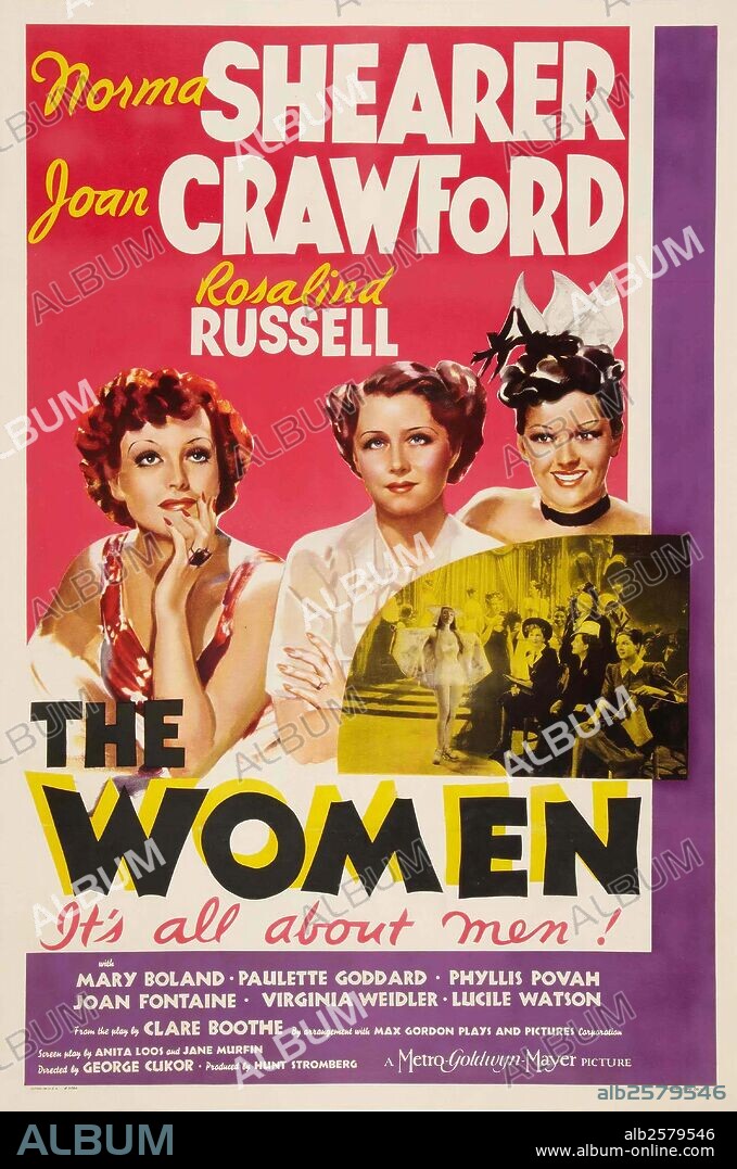 Poster of THE WOMEN, 1939, directed by GEORGE CUKOR. Copyright M.G.M.