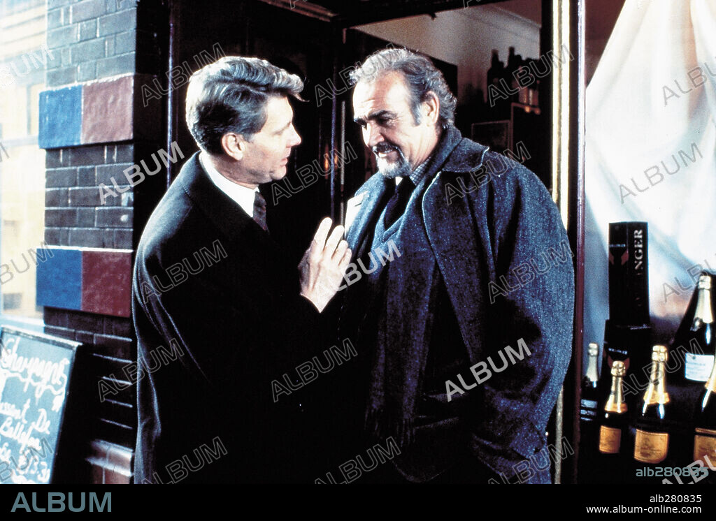 JAMES FOX y SEAN CONNERY en LA CASA RUSIA, 1990 (THE RUSSIA HOUSE), dirigida por FRED SCHEPISI. Copyright PATHE/MGM.