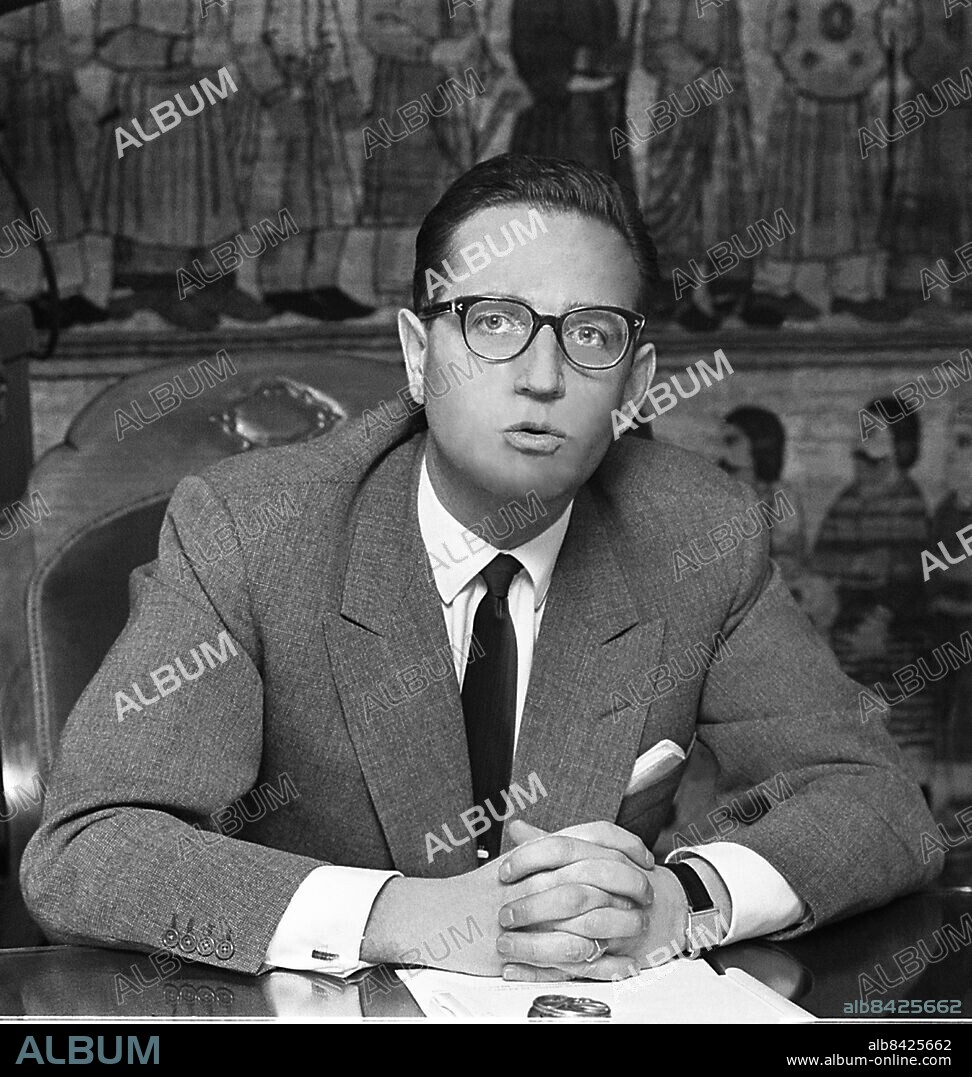 STOCKHOLM 1966-03-09. Kenne Fant, vd för Svensk Filmindustri, SF. Foto: Olle Lindeborg / TT Historical / Kod 1902.