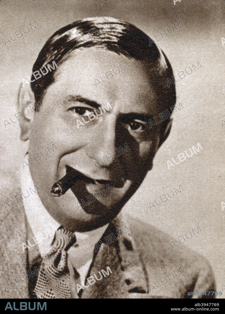 Ernst Lubitsch, German-born Jewish film director, 1933. Lubitsch (1892-1947) emigrated to Hollywood in 1922.