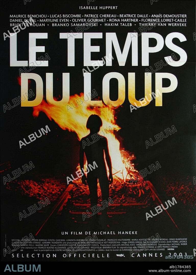 Poster of THE TIME OF THE WOLF, 2003 (LE TEMPS DU LOUP), directed by MICHAEL HANEKE. Copyright LES FILMS DU LOSANGE/WEGA FILM/BAVARIA FILM/ORF.