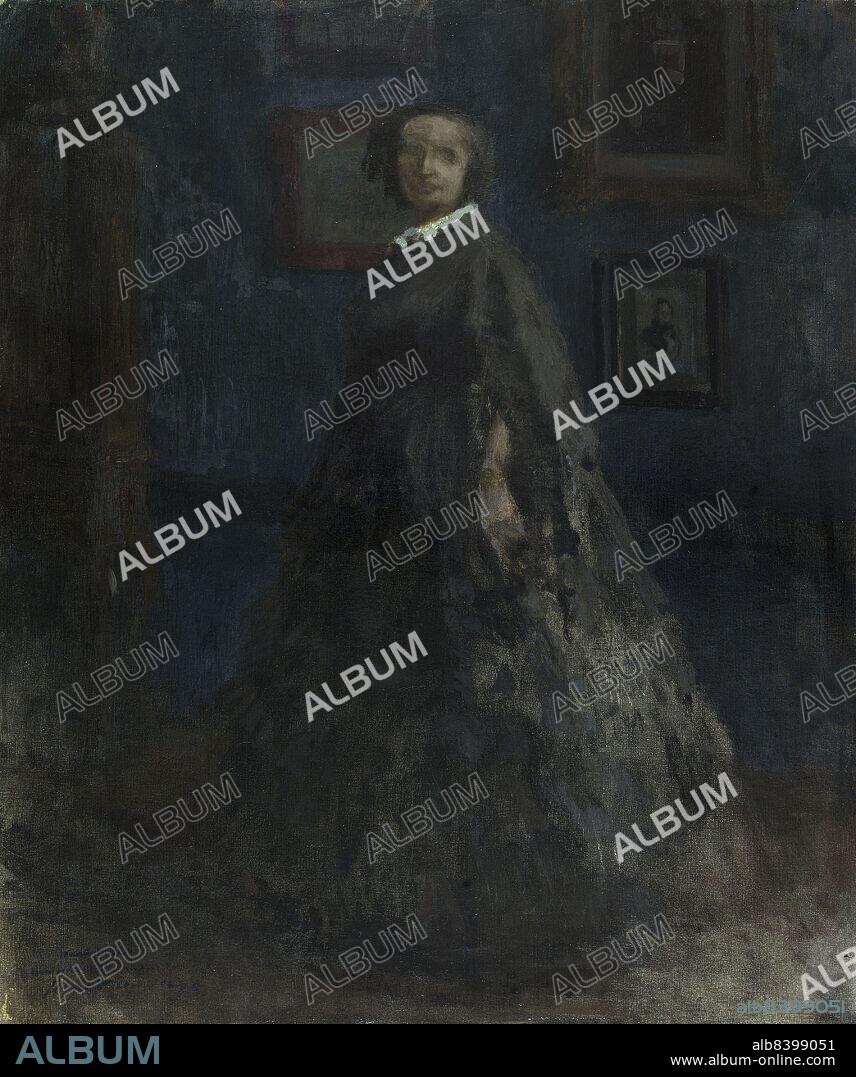 GEORGES-VICTOR HUGO. Portrait de Madame Victor Hugo.