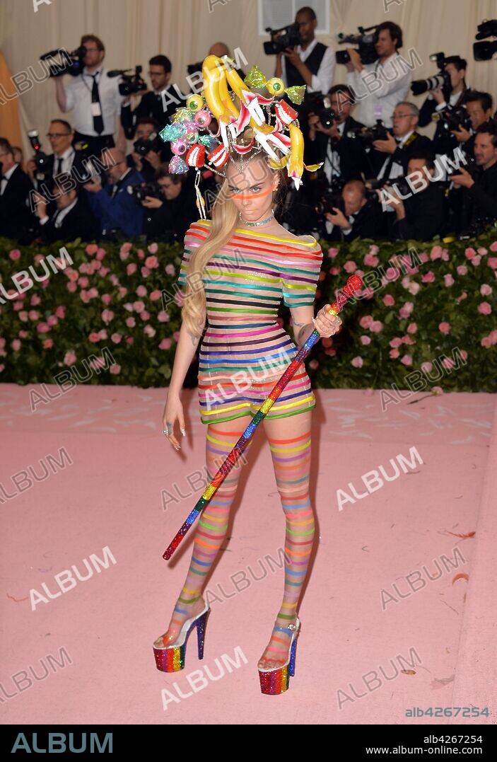 May 6, 2019 - New York, New York, United States - Cara Delevingne arriving at the 2019 Met Gala Celebrating Camp: Notes on Fashion at the Metropolitan Museum of Art on May 06, 2019 in New York City. 06/05/2019