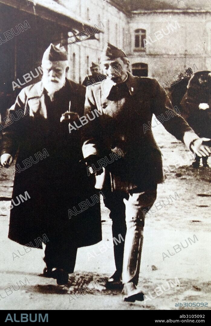 Miguel Cabanellas Ferrer (January 1, 1872, Cartagena – May 14, 1938) see here on the left, was a Spanish Army officer during the Spanish Civil War.